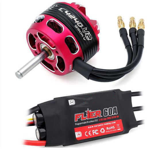 SX-4240+60A Brushless Motor+ESC