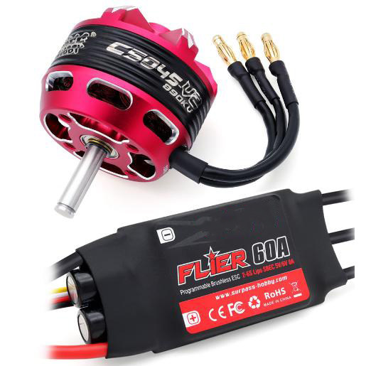 SX-5045+80A Brushless Motor+ESC