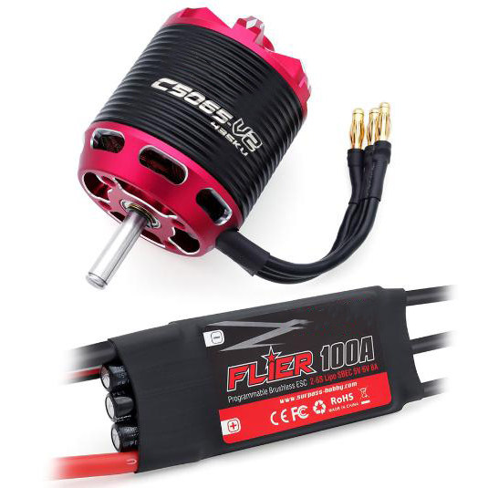 SX-5065+100A Brushless Motor+ESC