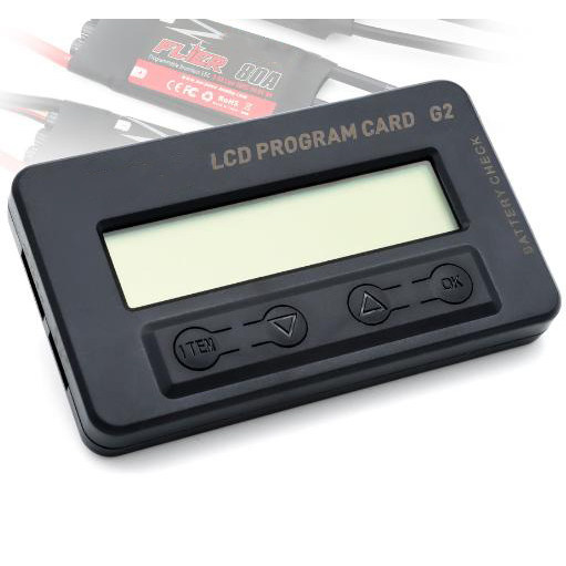 LCD programming card