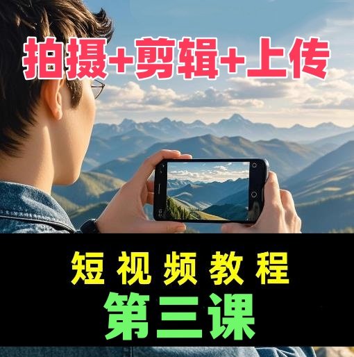 短视频拍摄剪辑课程3