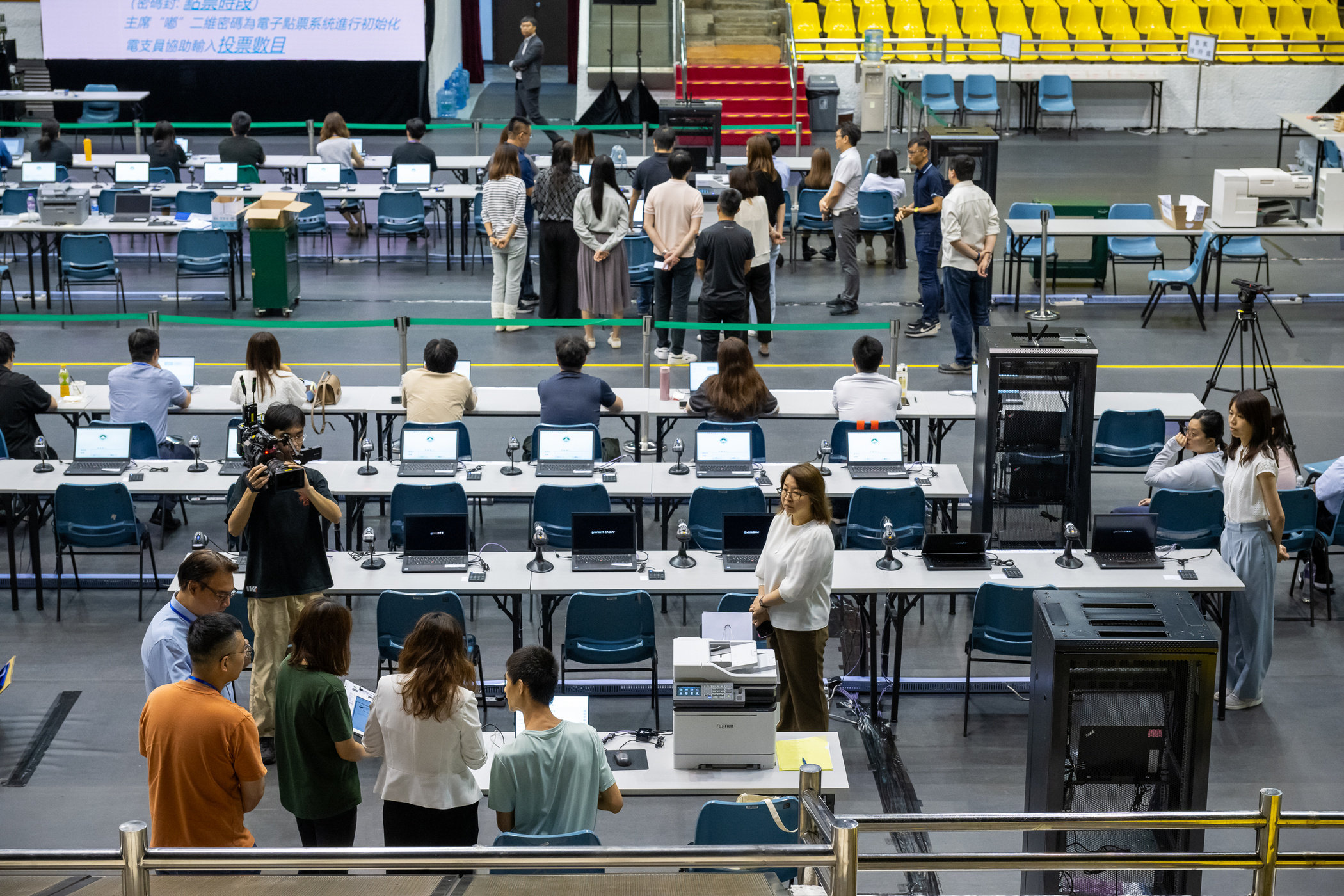 特首選委選舉週日投票  工作人員培訓過程順利