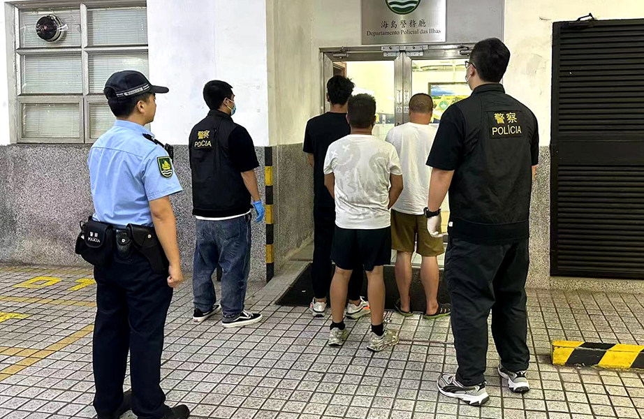 治安警氹仔巡邏期間  拘三偷香油錢廣西漢