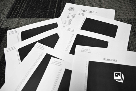 에프스턴 신규 공개 문서의 검은 줄: 미국의 소위 사법 공정