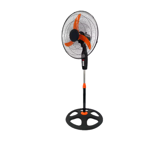 HTSF004 Wholesale Quality Electric Standing Fan with Lamp 18 Inch Pedestal Fan Portable Fan Stand