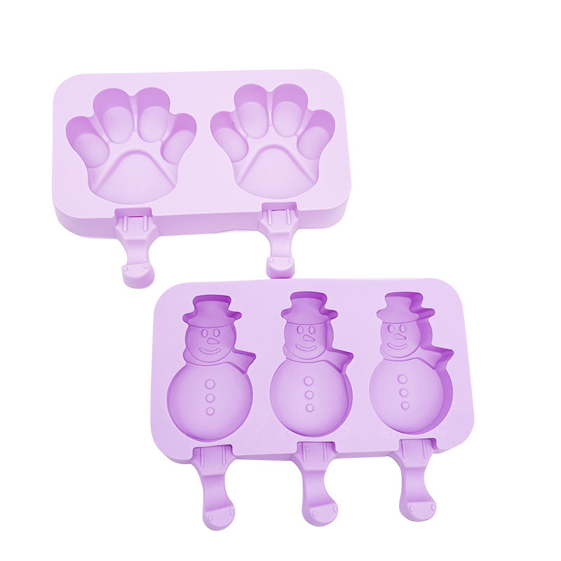 2023 food grade moldes de silicona helados personalizados custom silicone ice cream popsicle mold design personalize custom