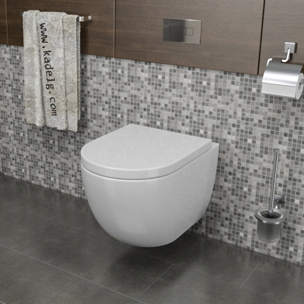 Hot Sales Modern Bathroom Wall Hung Toilet Bowl Ceramic Sanitary Ware Rimless Toilet