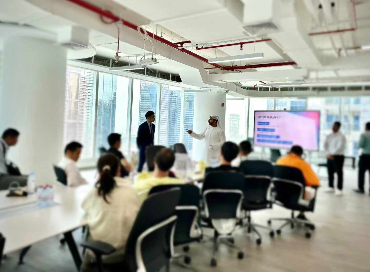 With the Former Chairman of the UAE Trade Centre