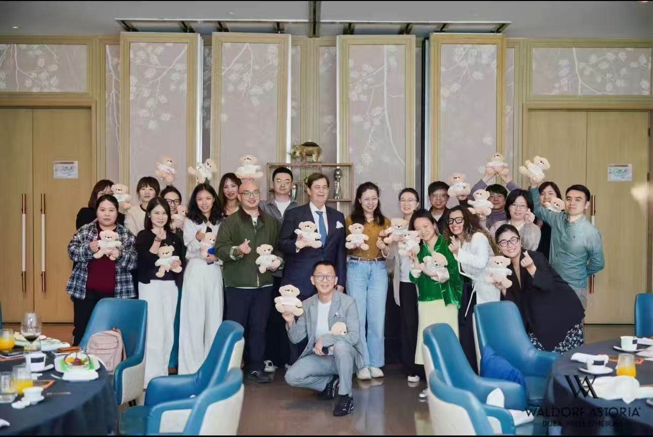 With the General Manager of Beijing Waldorf Astoria