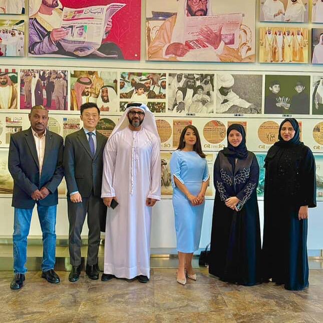 At the Dubai Media Academy