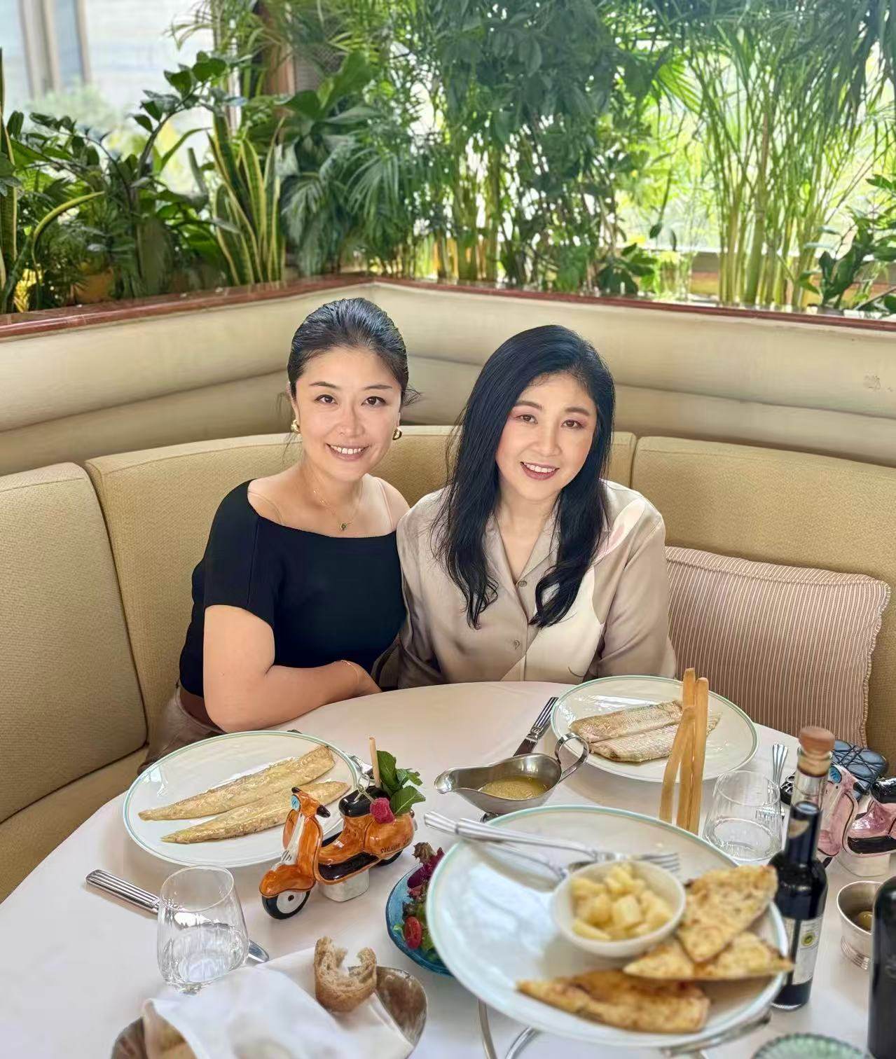 With Yingluck Shinawatra, the First Female Prime Minister of Thailand