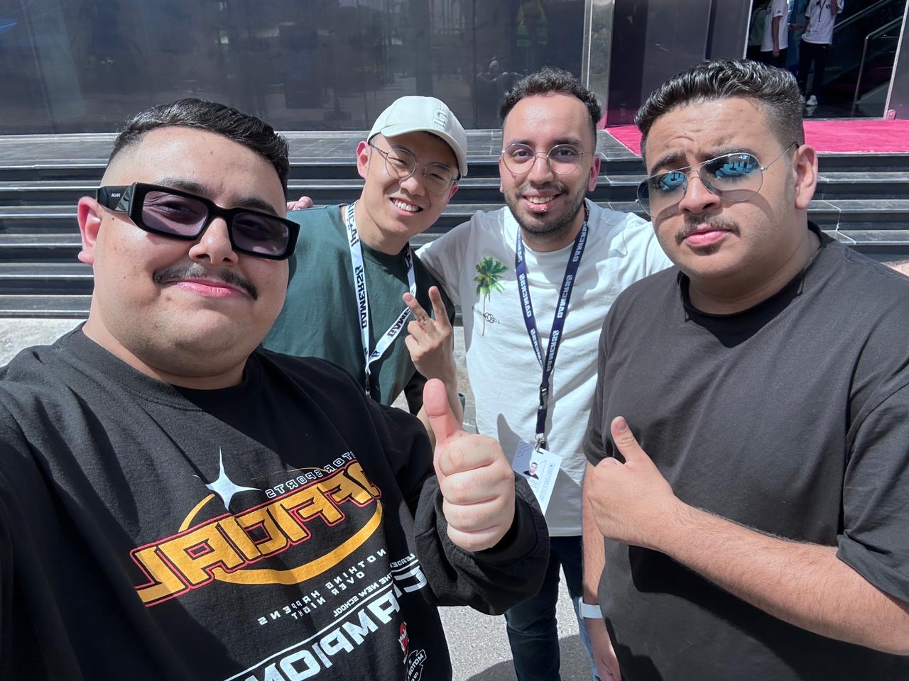 At the Riyadh Season in Saudi Arabia: With Local Prominent Gaming Influencer