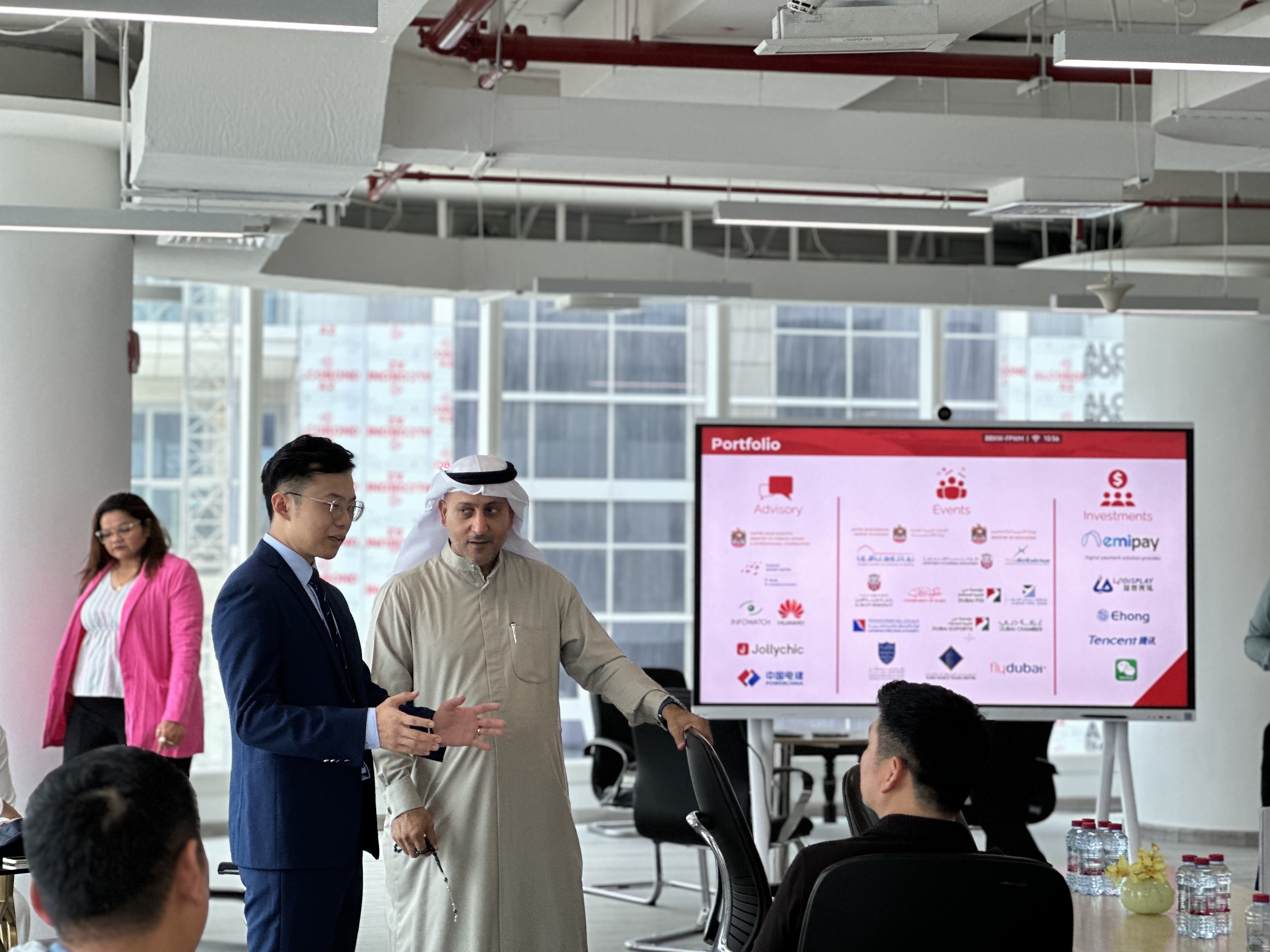 With Sh. Walid, Former Chairman of the UAE Trade Centre