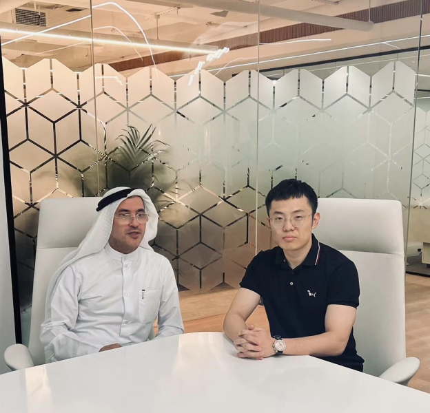 with Sh. Ahmad, Chairman of a Dubai-based Family Office