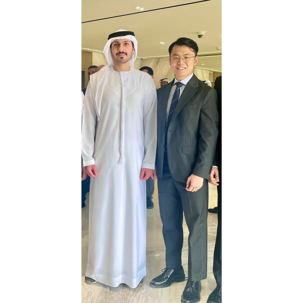 with His Excellency Sh. Mohammed, Chairman of the Binghatti Family