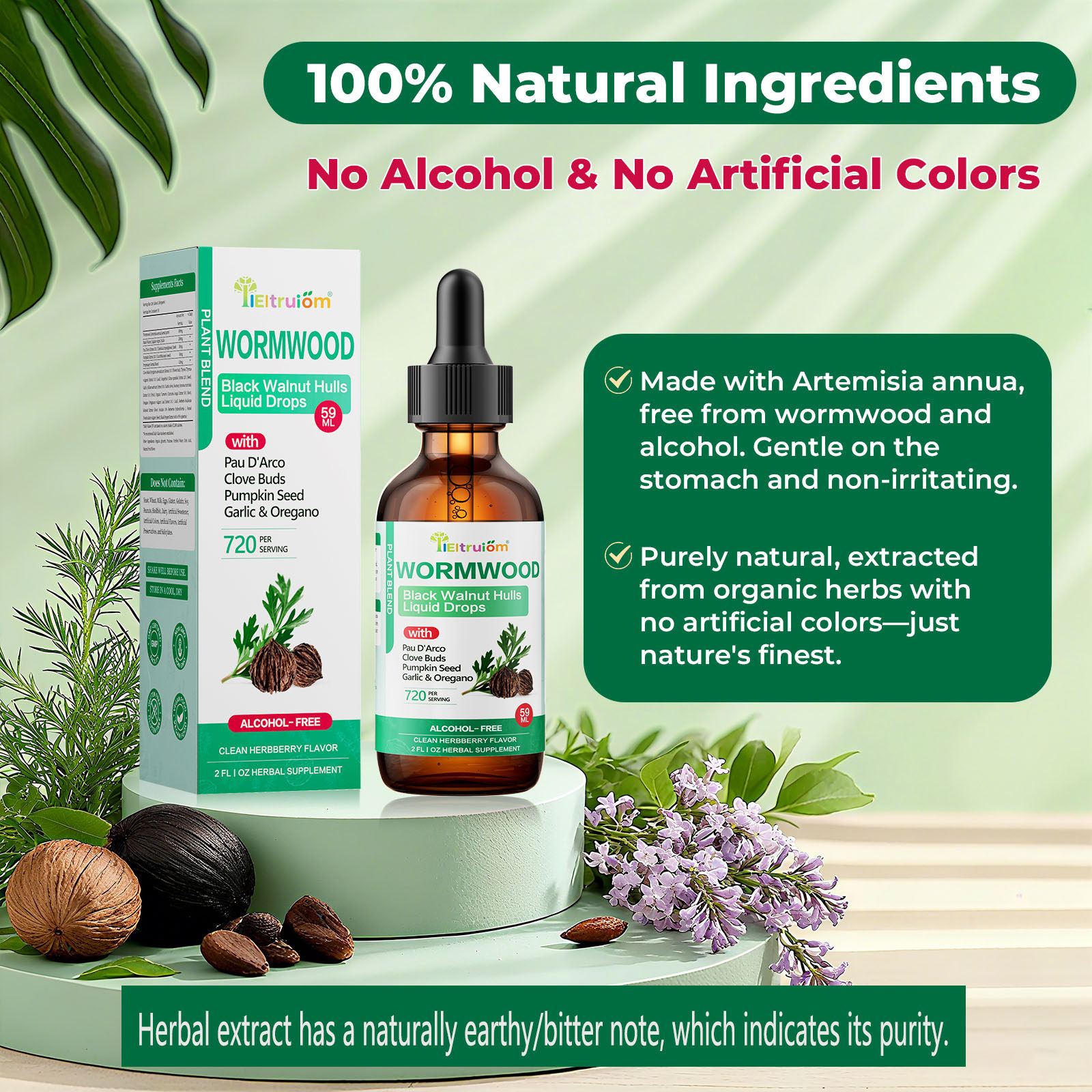 Wormwood Black Walnut Clove Drops