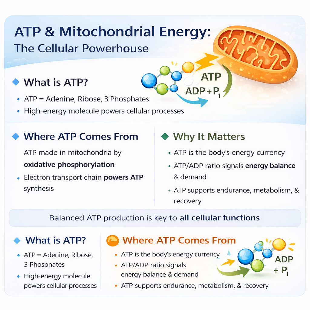 ATP and Mitochondrial Energy How Cells Make Us Move