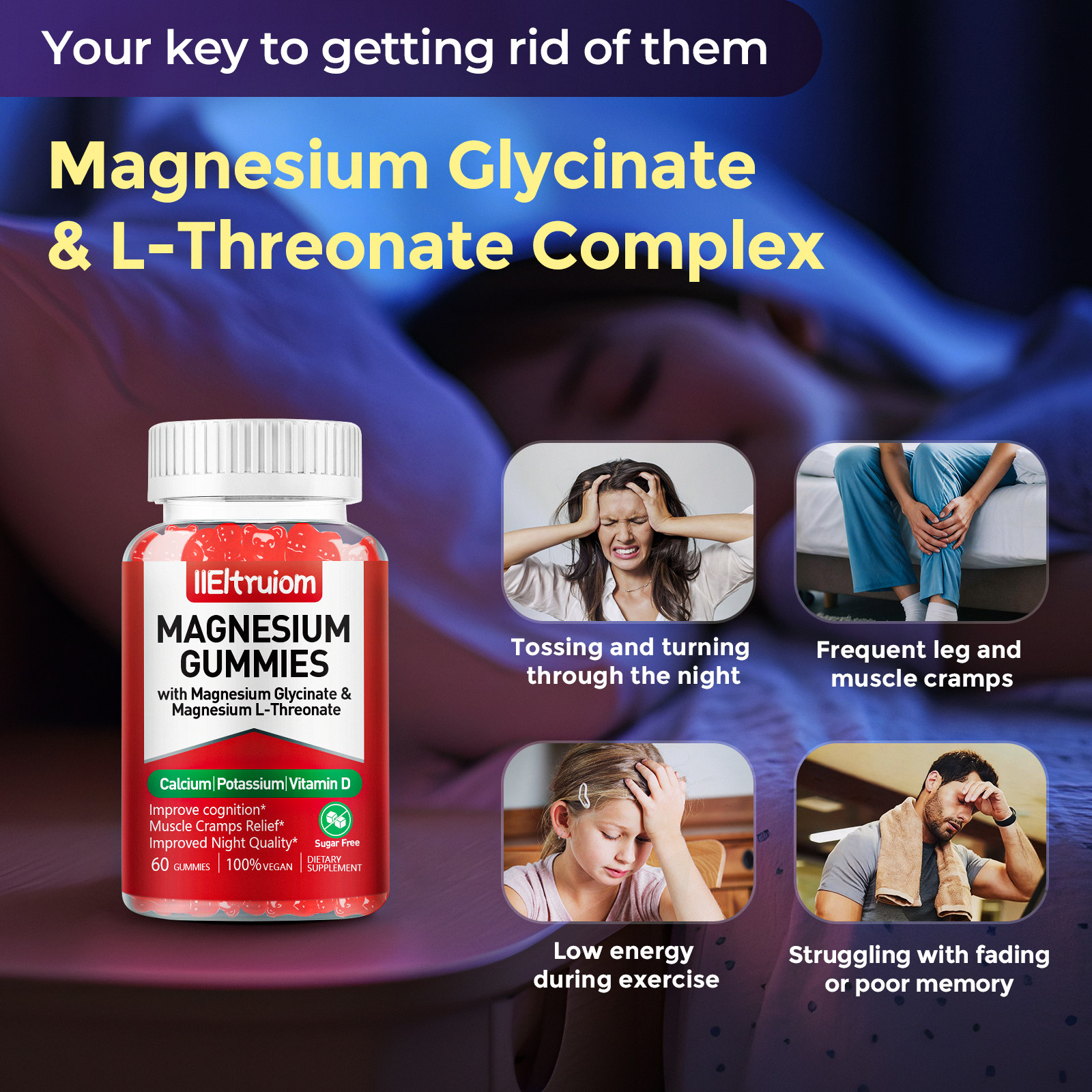 Liposomal Magnesium Complex Gummies