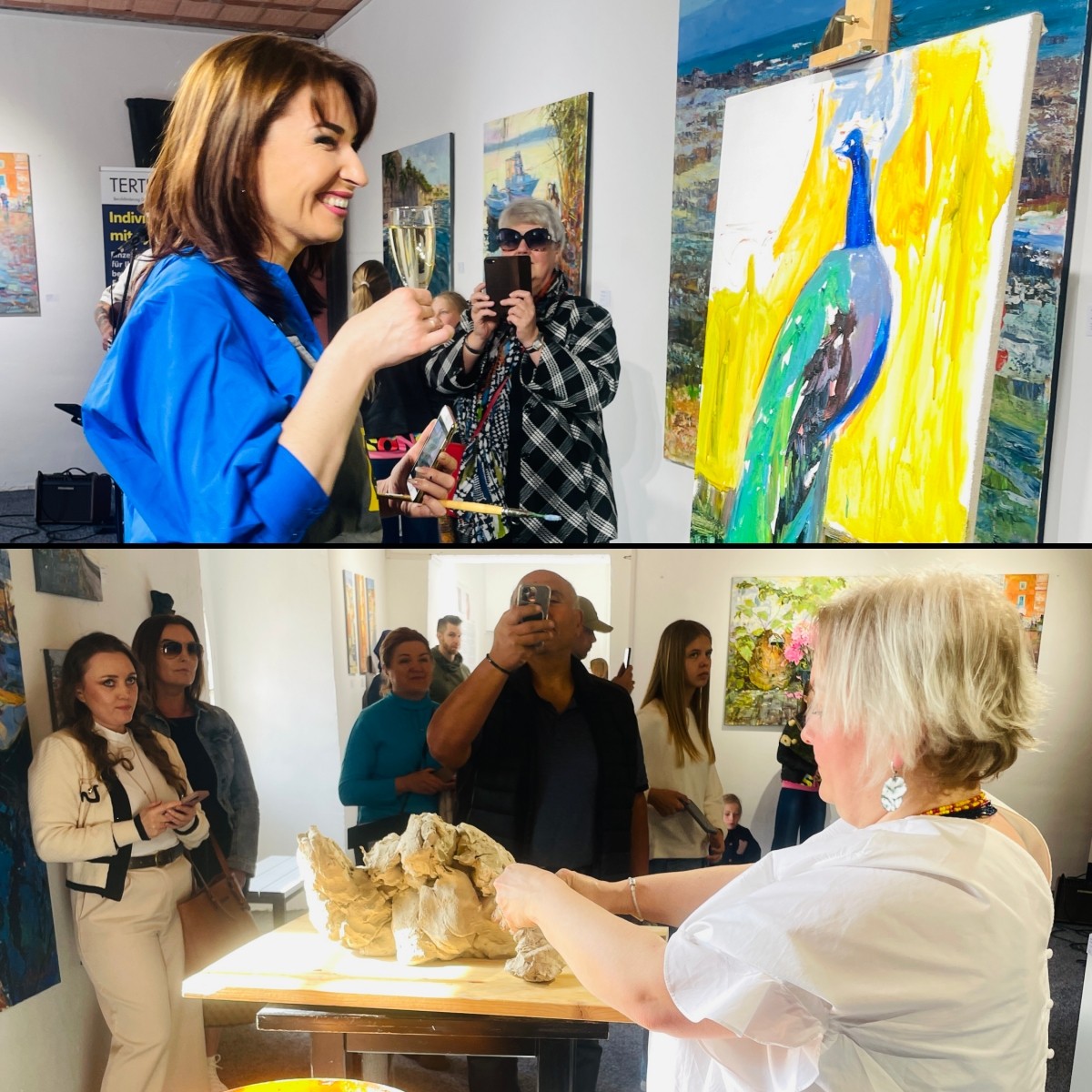 Kunstlerinnen in der Ausstellung - Welten Glucklich Frauen 2