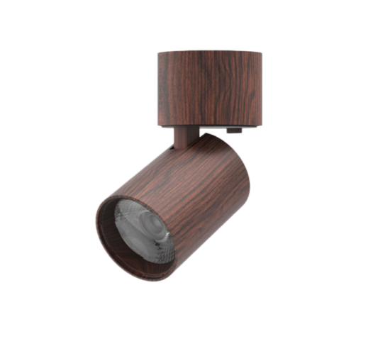 SSL002 Nordic Walnut 3000K LED Spot Light Aluminum Anti-Glare Adjustable Angle Modern Indoor Home Living Room Spotlight Surface-Mounted