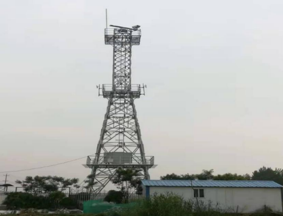 Lake radar monitoring tower