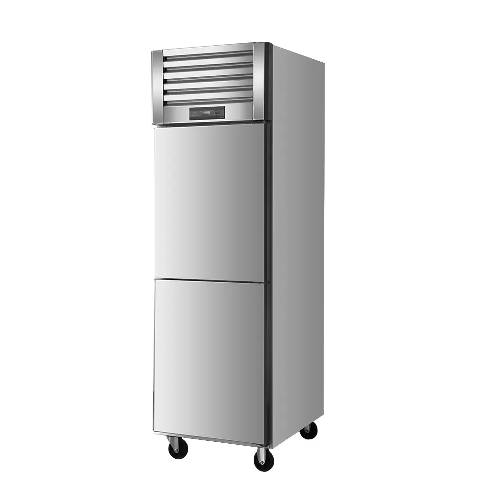 BH1703  High quality durable energy saving large capacity freezer,  Style single temperature,  Capacity 700 ~ 1500L,  Temperature R:2 ~ 8 ℃/F:≤-15 ℃,  Temperature type N ~ ST,   Refrigerant R134a and R290a,  Gross weight: 100.000 kg