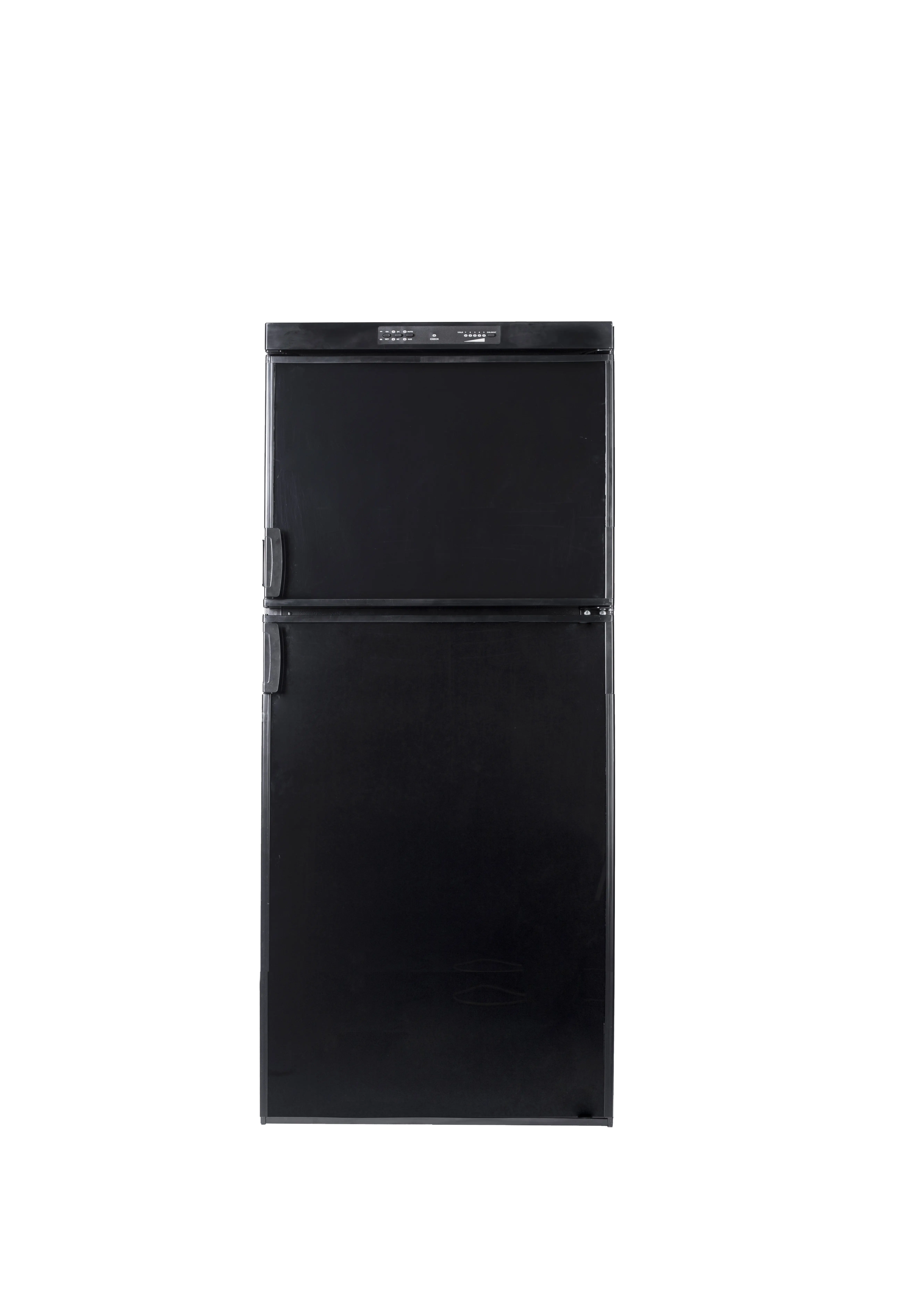 BH1705  180L 12v refrigerator,  Class rechargeable, double temperature zone,  Refrigerating gas,  Temperature range -18-15 ℃,  Voltage 12V, AC 120v or AC 240v Power 325 watts,  Size H1355 * W595 * D615MM,  Warranty for 1 year,  Functional refrigeration,  Capacity 2000pcs/ month,  Perfect cooling effect,  Gross weight: 65.000 kg