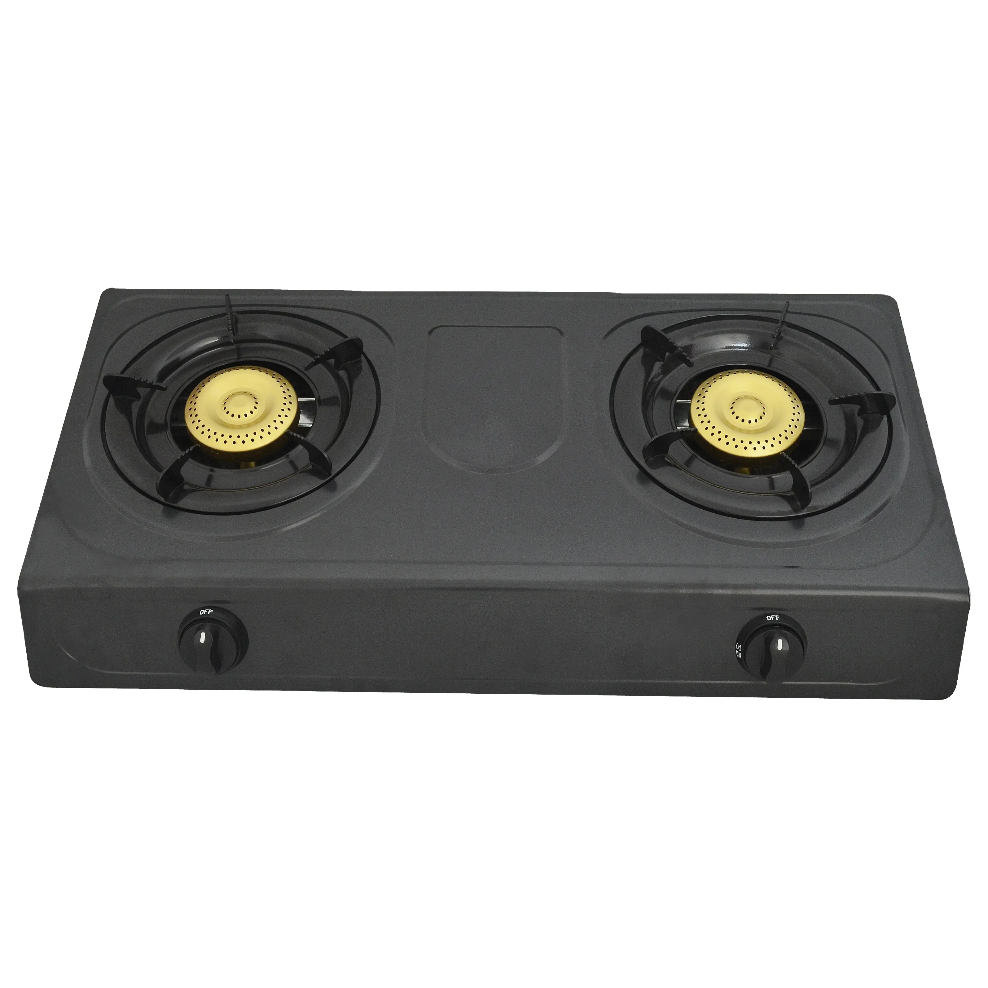 BH1502  2 High quality cooking utensils Gas stove,  Surface material Stainless steel,  Number of focal eyes both eyes,  Warranty for 1 year,  Mounting type table,  The material does not stick to iron sheet,  Knob Plastic knob,  Burner 2,  Mounting portable,  Gas type N.G. or L.P.G,  Ignition type Automatic piezoelectric ignition,  Pan supports black powder pot holders