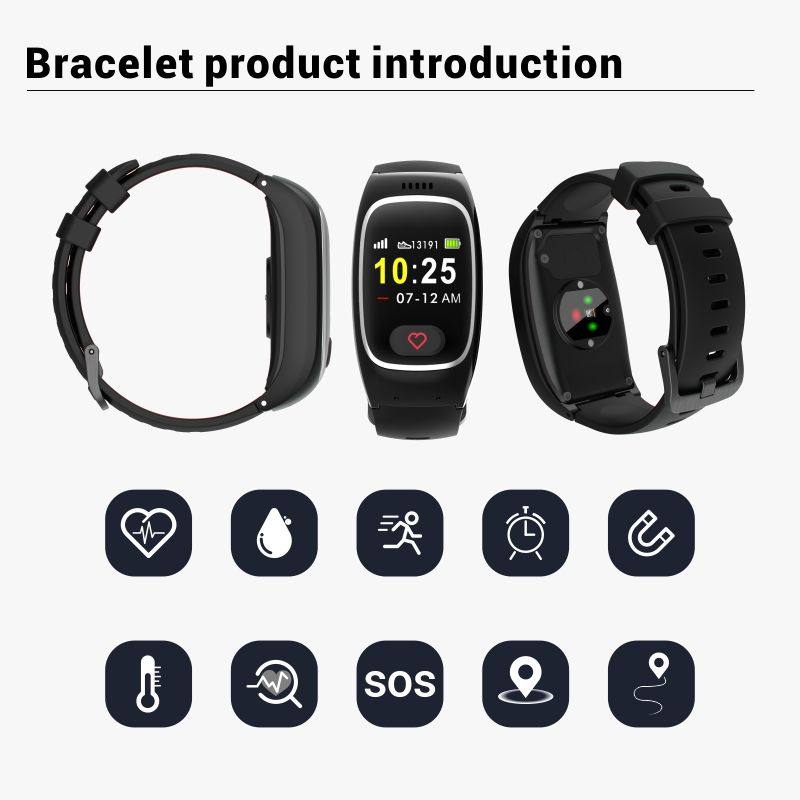 4G Smart Watch VL16 for Elderly with Fall Detection Alarm SOS GPS WiFi BT Location Ensure Safe for Lonely Elderly Nursing Homes