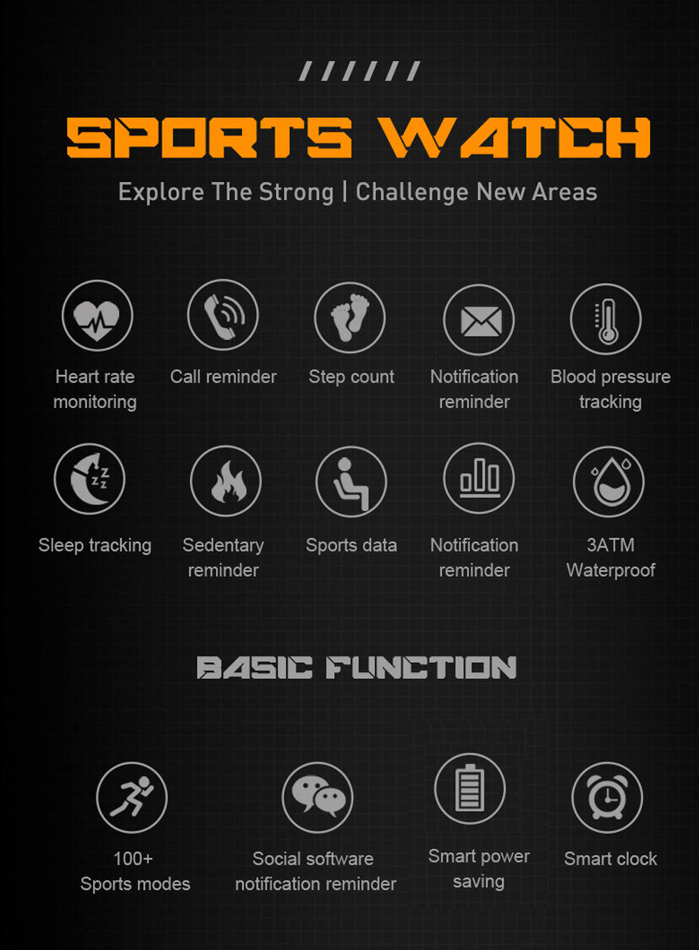 Fashion High Profit VP73 Smartwatch 3ATM IP68 Waterproof Call Multi Sports Outdoor Swimming Watches Fitness Calling Smart Watch