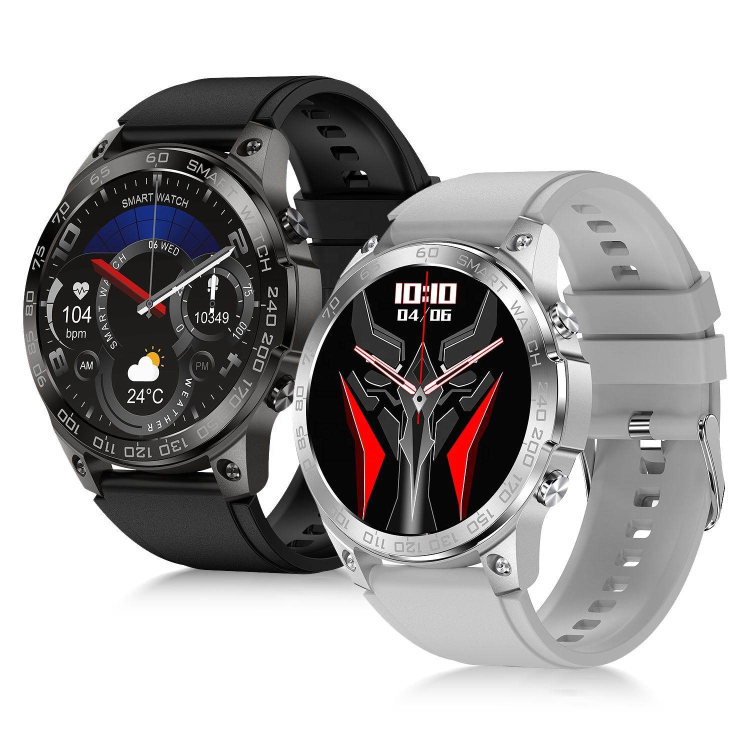 Hot selling VDM50 waterproof large screen touch blood oxygen heart rate monitoring smart watches bracelets wristbands