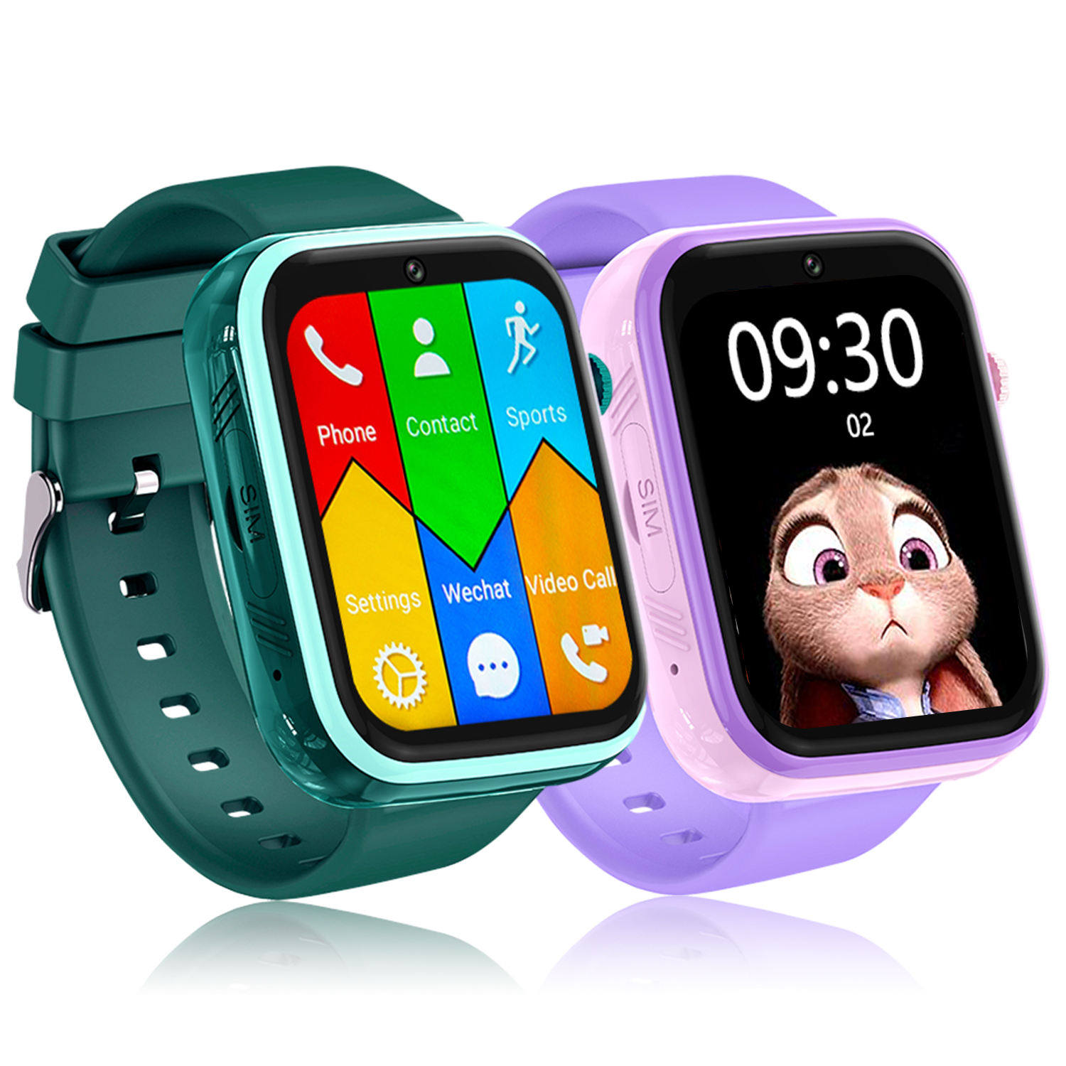 4G Kids Smart Watch Girls Boys Sim Card Watch For Kids Video Call Pedometers Heart Rate GPS Smartwatch For Teens