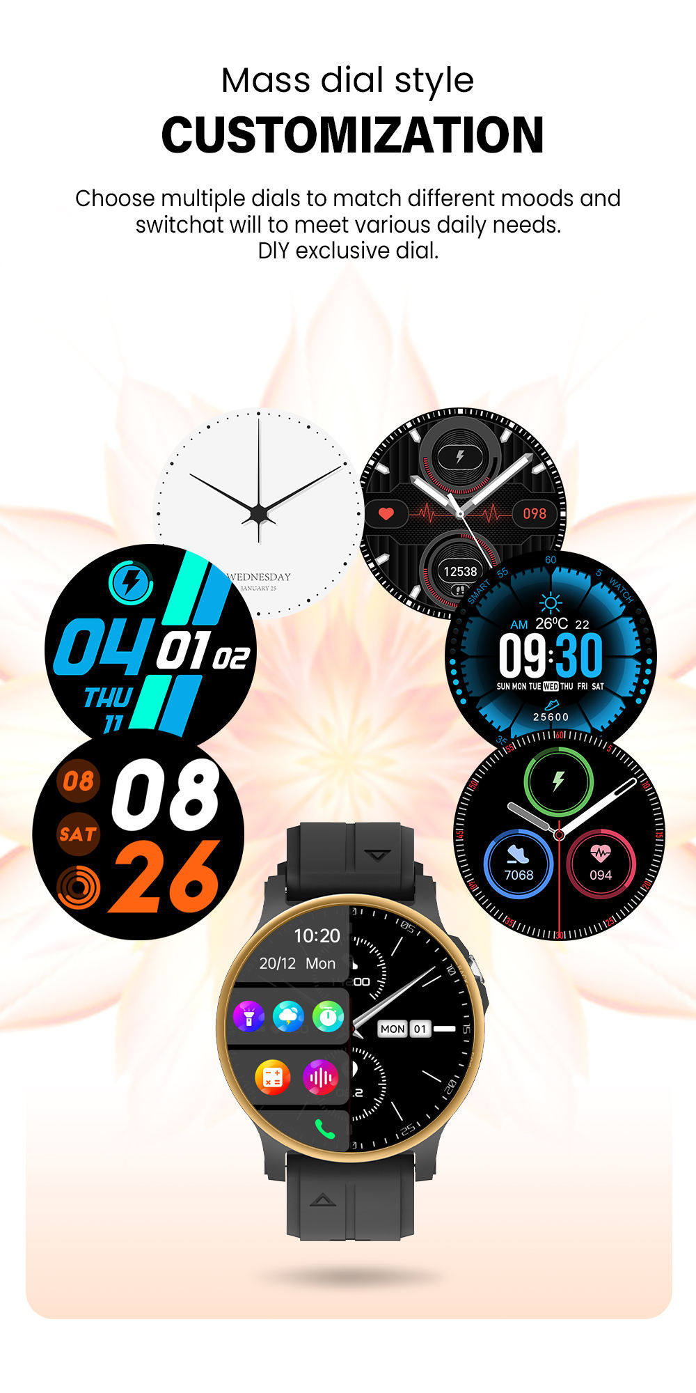 NEW 2024 Fashion Factory Waterproof VZL89 Round Smart Watch Men Phone Call Heart Rate Monitor Male Sport Health ECG Smart Watch