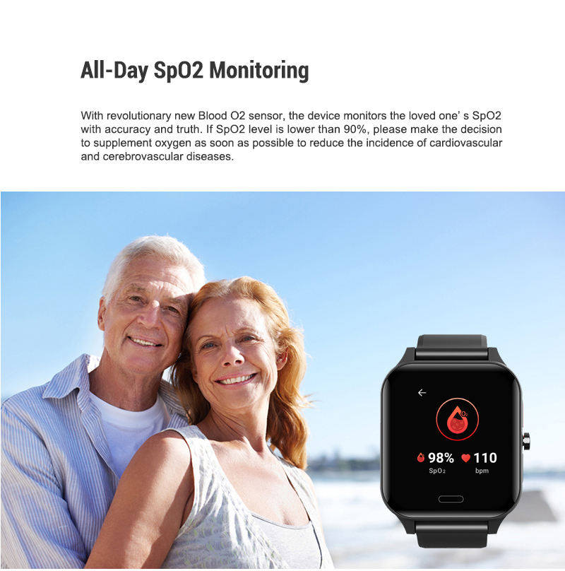 New Wearable Emergency Calling Equipment SOS Health Elder 4g Care Smartwatch GPS Track ECG Heart Rate Smart Watch For Elderly