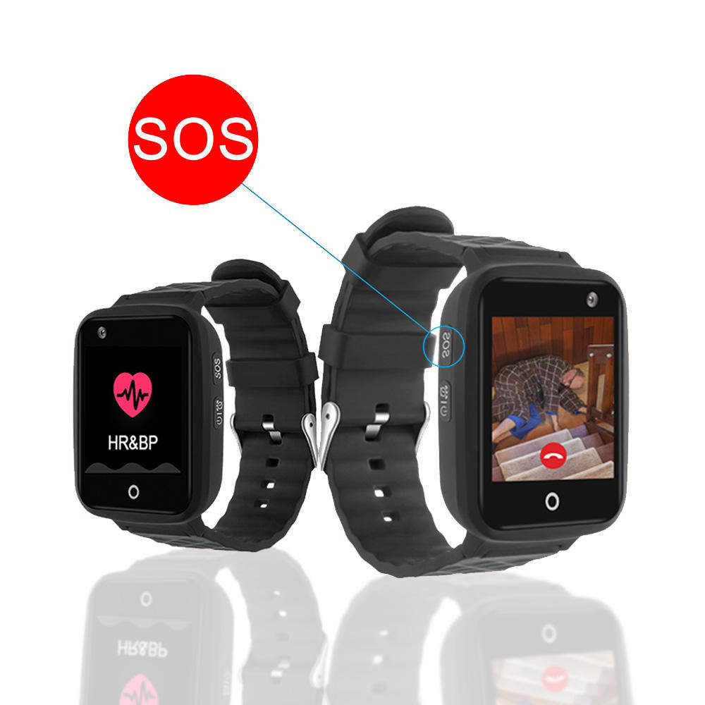 SOS Quick Response Call GPS Fall Tracker Kids Teen Autism Special Needs Elderly Watch 2 Way Auto Answer Speakerphone Smart Watch