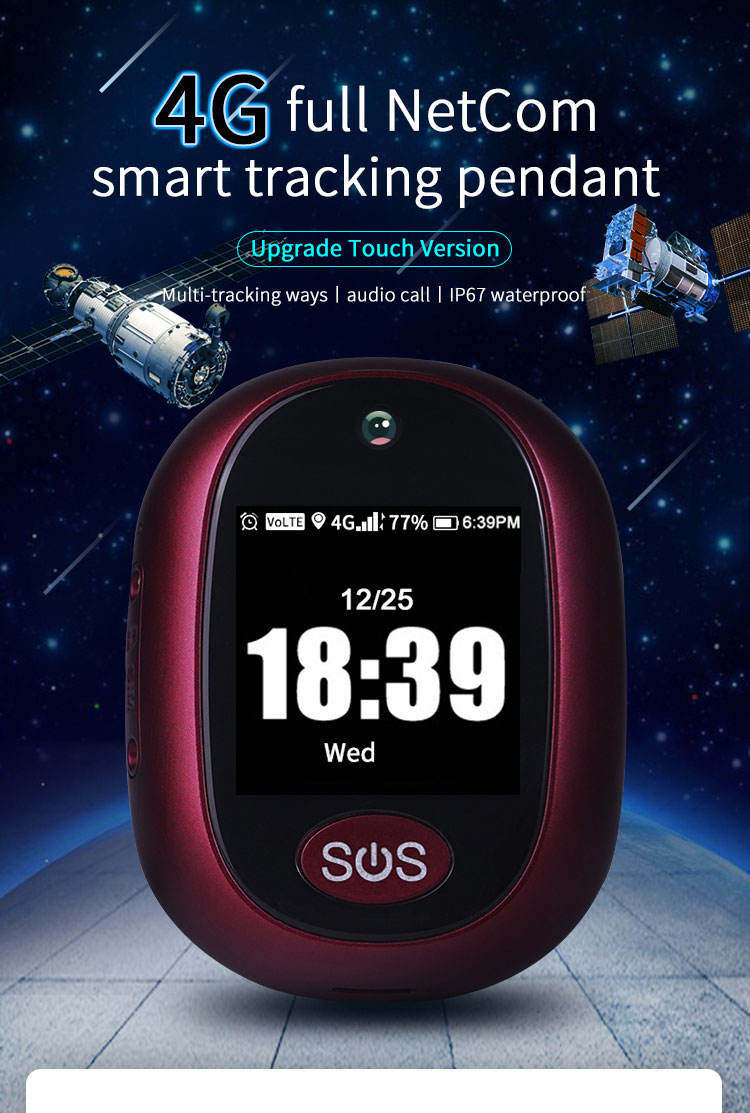 SOS Call Smart Watch Waterproof Grade IP67 GPS+Beidou Global Satellite Positioning + WIFI Positioning Heart Rate Smart Watch