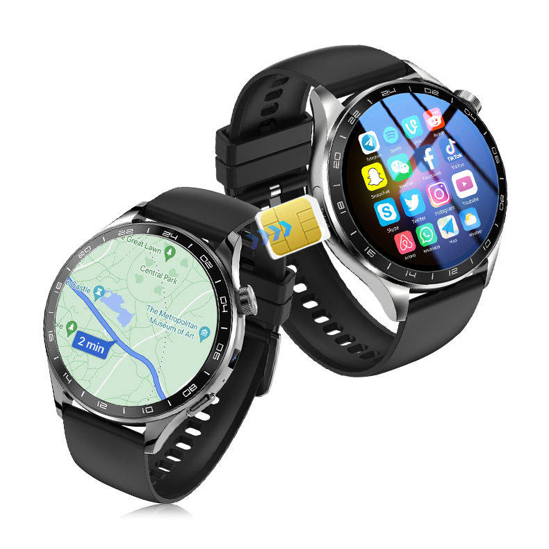 4G Gps SIM Card Amoled Screen Smart Watch Netcom global call LTE for Android smart watch with sim card