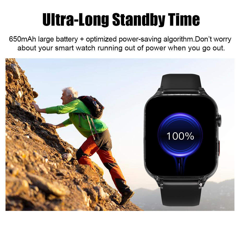 Alzheimer's disease patients Demential patients Care Smart watch Ankle bracelets SOS call 4G GPS Smart watch For Elderly