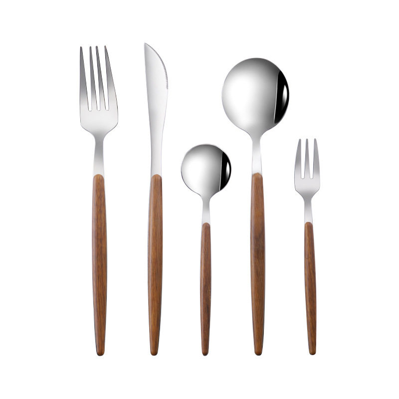 Knife, fork and spoon set