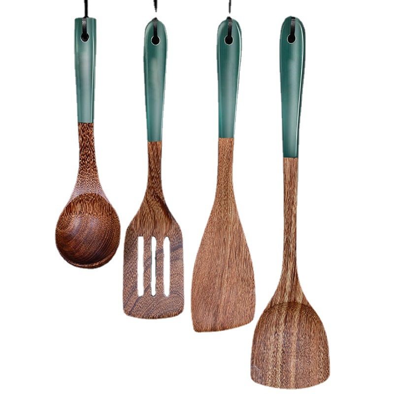 Wooden spatula set