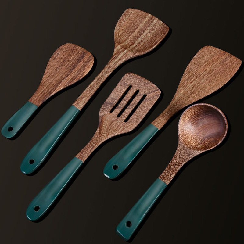 Wooden spatula set