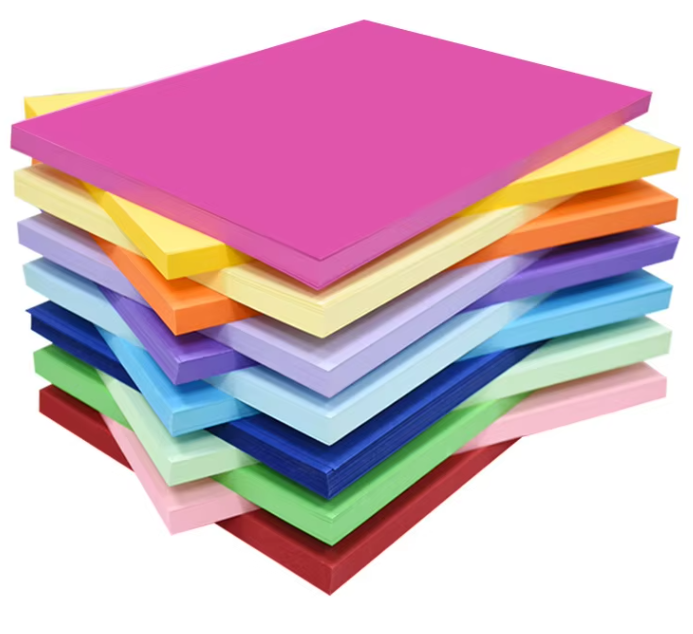 Handmade paper colorful
