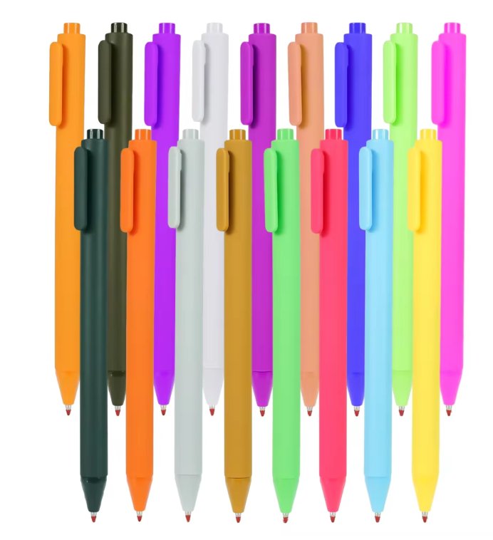 Office ballpoint pen various types color