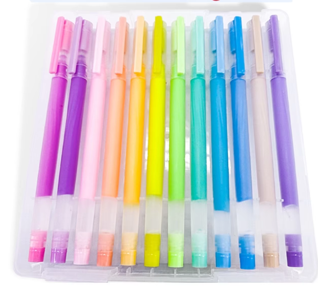 color ballpoint pen school