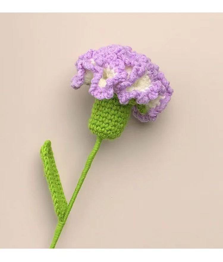 Crochet Handmade Carnation, Mother's Day Gifts