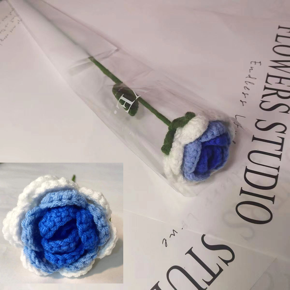 Crochet Handmade Roses For Lovers or Families Gift