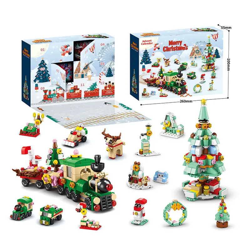 Christmas building blocks