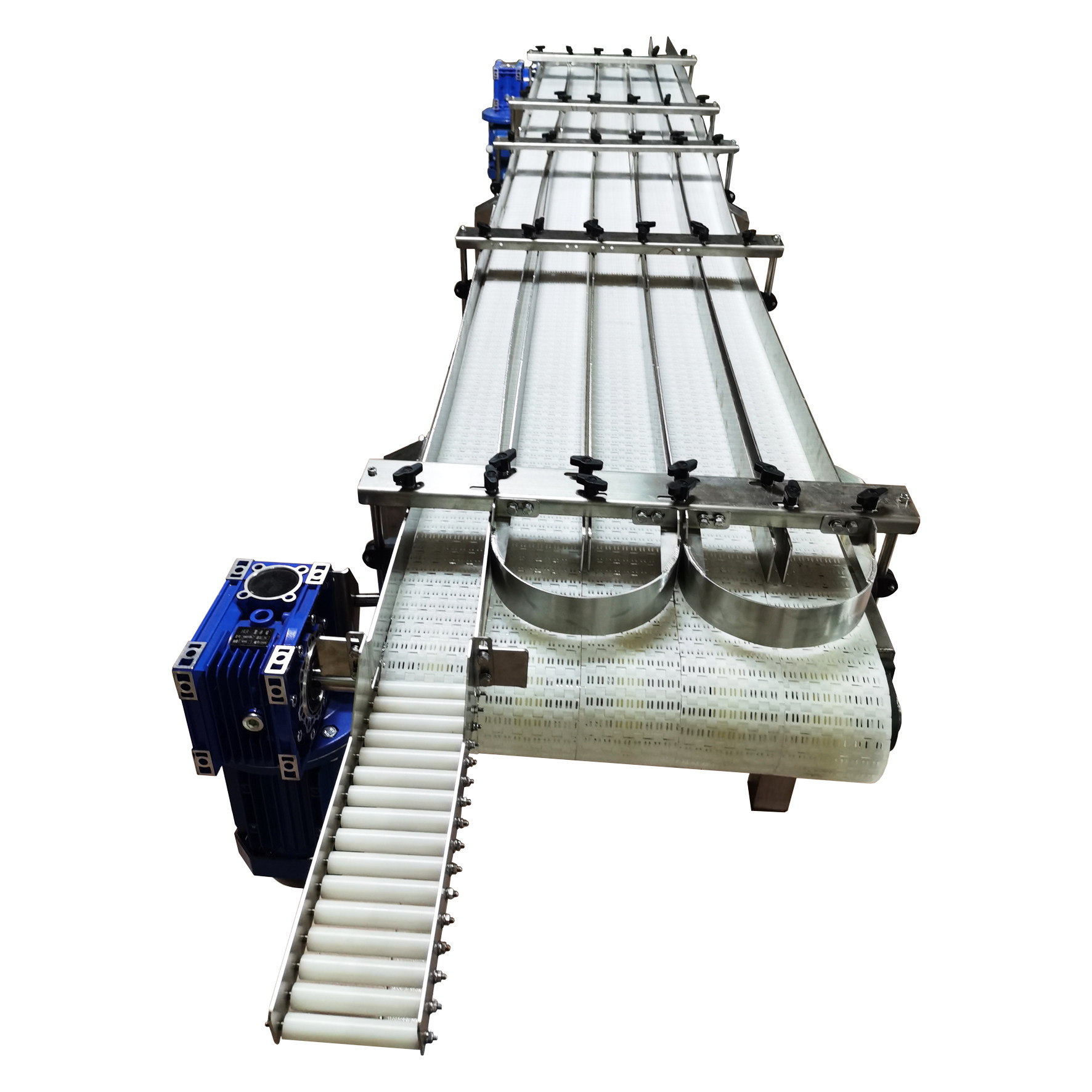 Buffer horizontal belt conveyor