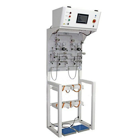 半自动双瓶气架