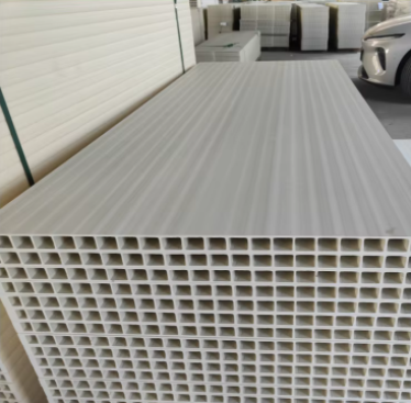 HOME DECORATION ITEM WPC PANEL 002 Easy Install Waterproof Lambrin Wpc Wall Panels Indoor Decor Wood Plastic Composite Wpc Fluted Panel